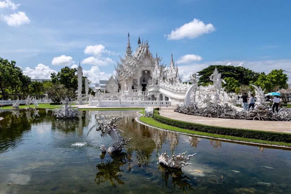 White Temple, Wat Rong Khun, in Chiang Rai